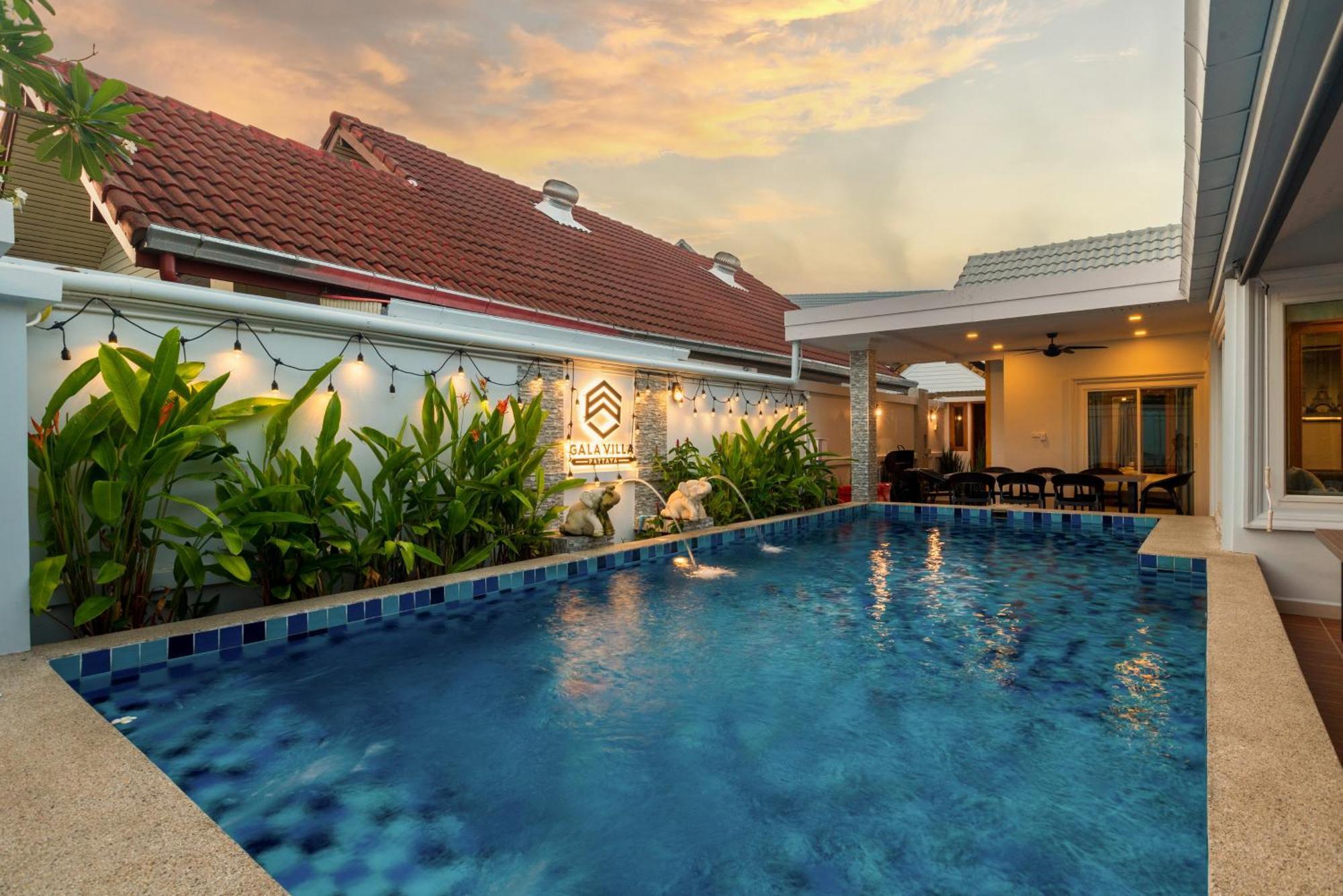 Pattaya Private Villa - Pool,Sauna,Snooker,Bbq Exterior photo