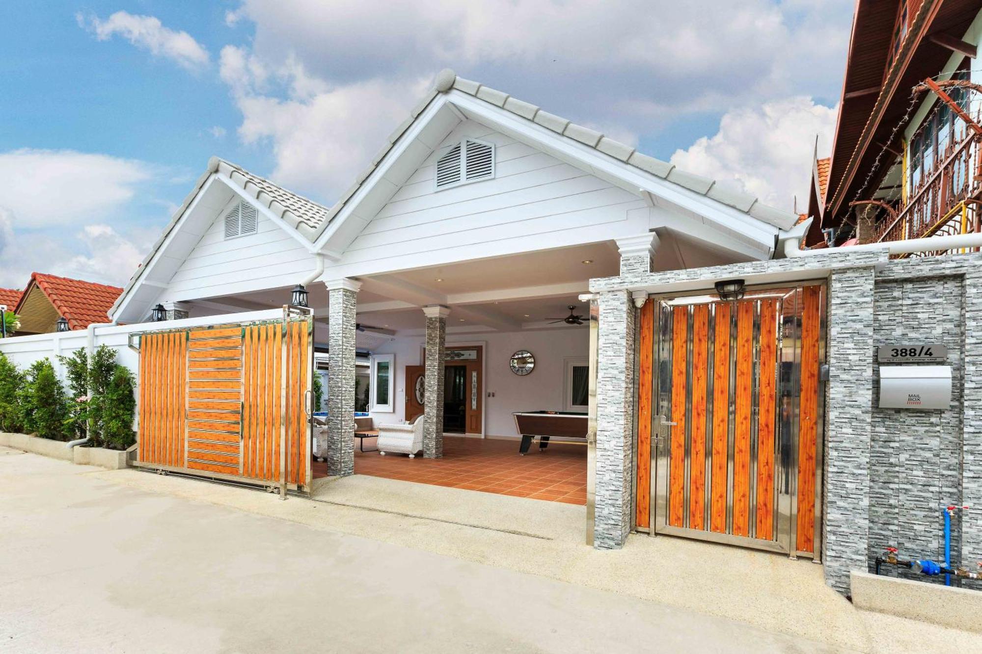 Pattaya Private Villa - Pool,Sauna,Snooker,Bbq Exterior photo